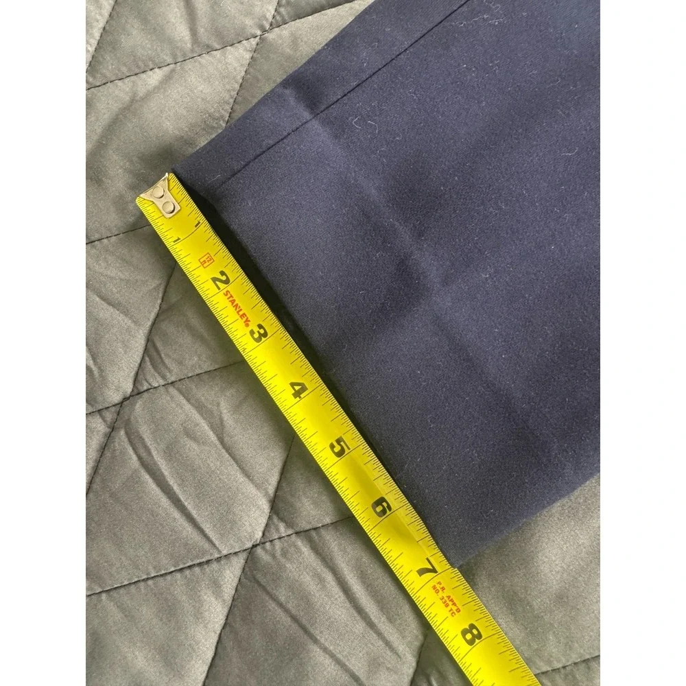 J.Crew 365 Cameron Dress Pants Womens 20 Blue Flat Front Straight Leg Outdoor